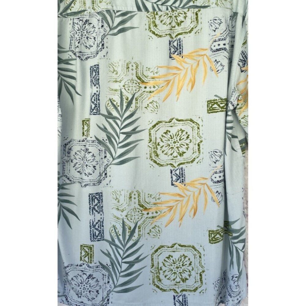 CARIBBEAN JOE Hawaiian Style Men's Shirt  Size XL 100% Rayon - Picture 10 of 13